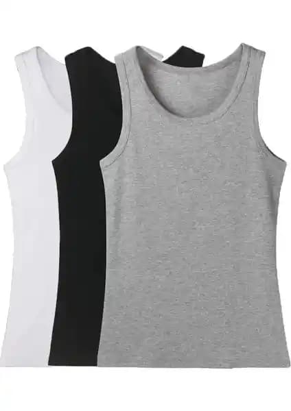 Erkekler İçin Yüksek Kaliteli Ribana Atletler 6'lı Paket Konfor ve Şıklık Sunar