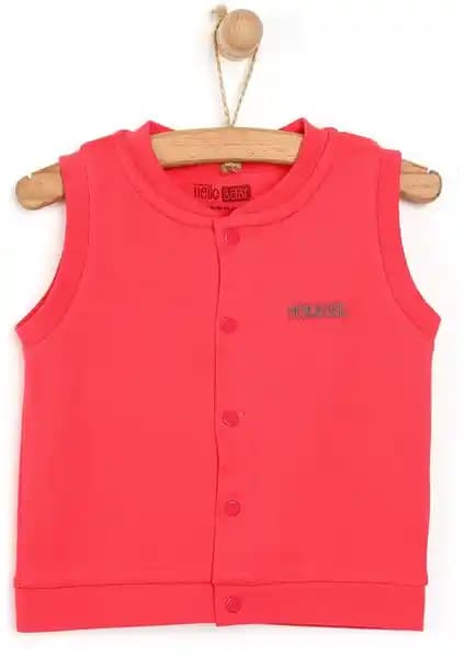 HelloBaby Basic Ribanalı Yelek Kız Bebekler İçin Konfor ve Şıklık Sunan Günlük Giyim Seçeneği