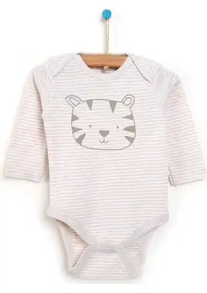 HelloBaby Çizgili Sevimli Hayvan Uzun Kollu Bebek Gömleği Detaylı Tanıtım ve Kullanım Özellikleri