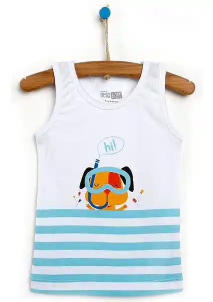 HelloBaby Erkek Bebek Atlet Tshirt: Konfor ve Şıklığın Modern Buluşması