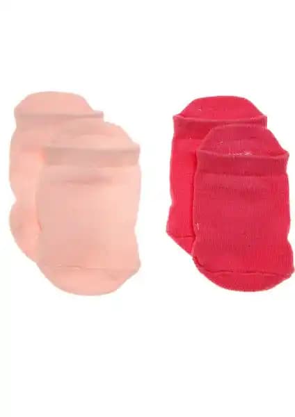 HelloBaby Kaydırmaz Çorap 2'li Kız Çocukları İçin Güvenli ve Konforlu Yazlık Çoraplar