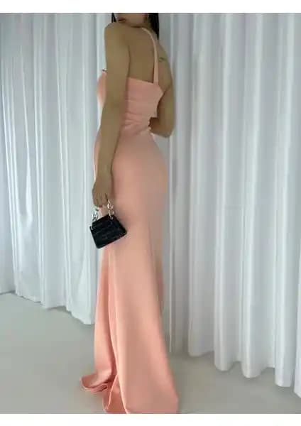 Kadınlar İçin Rengamoda Scuba Kumaş Çapraz Yaka Balık Elbise Şık ve Rahat Tasarım