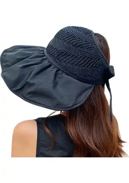 Keluofu UV Koruma Kan Güneşlik Şapkası Kadınlar İçin Şık ve Fonksiyonel Güneş Koruma Şapkası