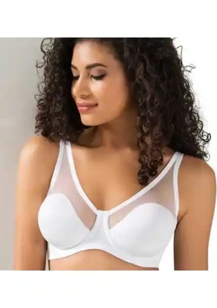 Le Jardin Beyaz Fenetta Tül Kaplı C Cup Toparlayıcı Sütyen 9200 Günlük Şıklık ve Konfor İçin