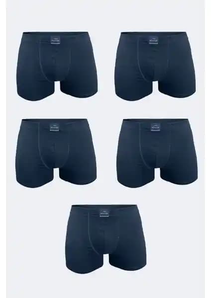 Malabadi Erkek Füme 5'li Pamuk Elastan Boxer Seti Yüksek Konfor ve Şıklık Sunar