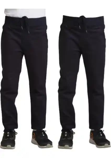 Mavimoure Unisex Çocuk Rahat Kalıp Ribana Bel Canvas Keten Okul Pantolonu İnceleme ve Değerlendirme