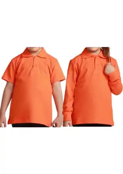Mavimoure Unisex Polo Yaka 2'li T-Shirt: Şıklık ve Konforun Bir Arada Sunumu