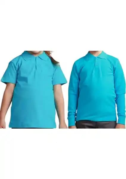 Mavimoure Unisex Polo Yaka 2'li T-Shirt: Şıklık ve Konforun Modern Buluşması