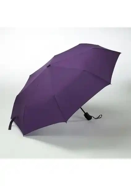 Mor Tam Otomatik Şemsiye: Rüzgâra Dayanıklı, Şık ve Pratik Kullanım