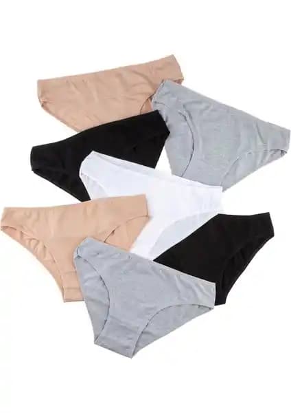 Nicoletta 7'li Kadın Külot Paketi Yüksek Kalite ve Konfor Sunan Günlük İç Giyim