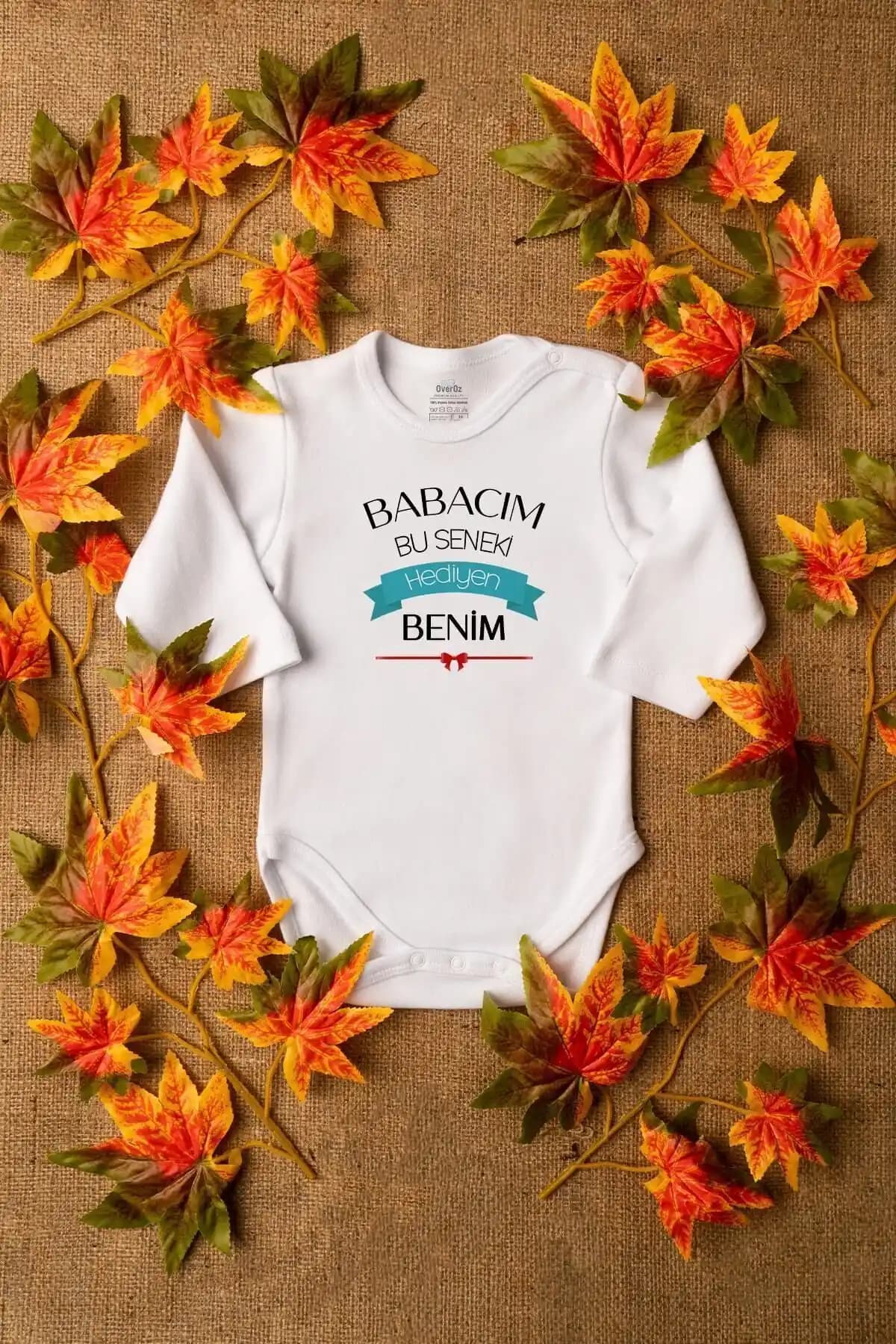 Overoz Organik Pamuk Bebek Body Doğum Günü Kutlamaları İçin Uygun ve Sağlıklı Seçenek