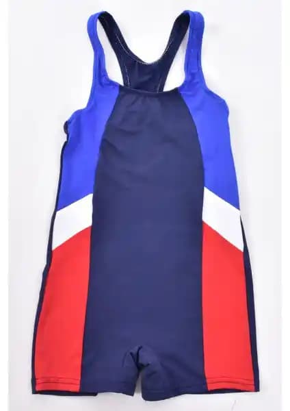 Pemilo Kız Çocuk Likralı Yüzücü Mayo Lacivert 54 cm Beden 5-6 Yaş için Uygun