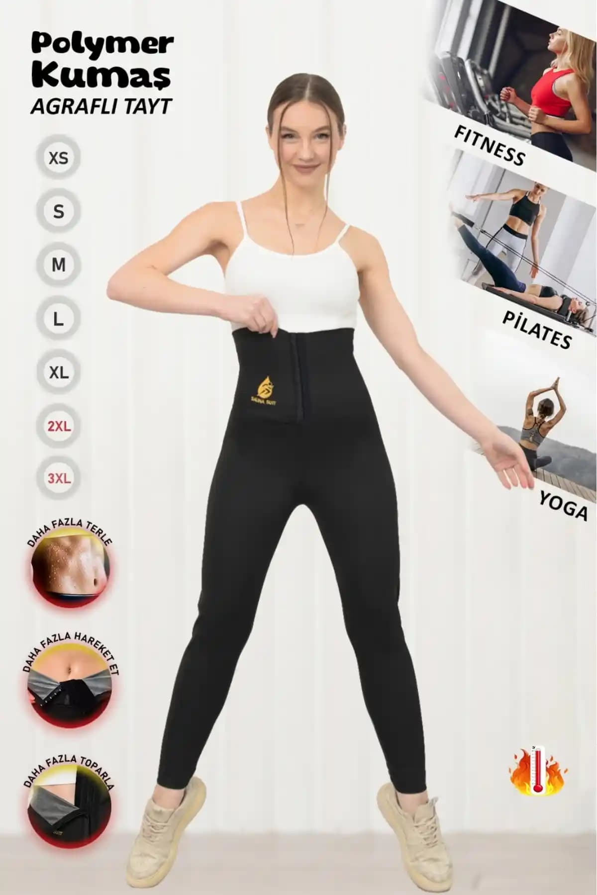 Sauna Suit Ağraflı Termal Tayt: Yüksek Performanslı ve Şık Fitness Giyim Seçenekleri