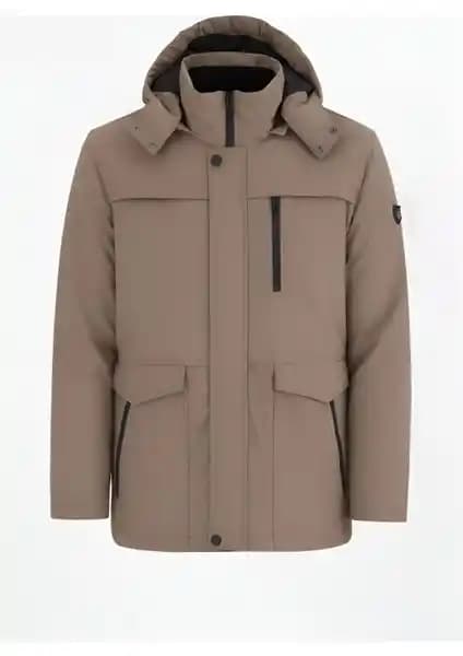 Sivaist Erkek Krem Kışlık Şişme Kaban: Modern ve İşlevsel Erkek Kış Giyim Seçeneği