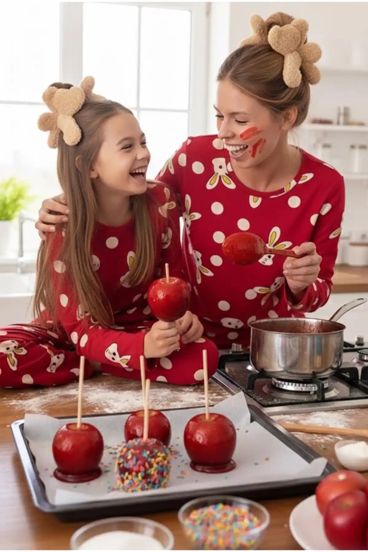 Siyah İnci Bordo Pamuklu Pijama Takımı: Konfor ve Şıklığın Modern Buluşması