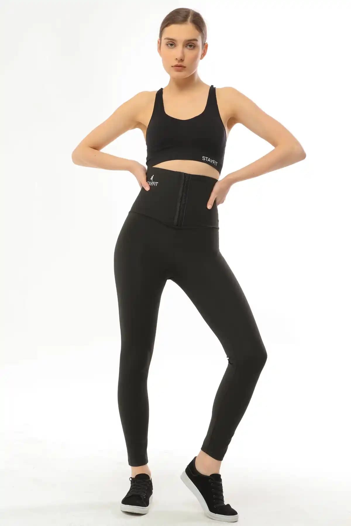 STAYFİT Agraflı Sauna Fit Tayt: Şıklık ve Fonksiyonellik Bir Arada