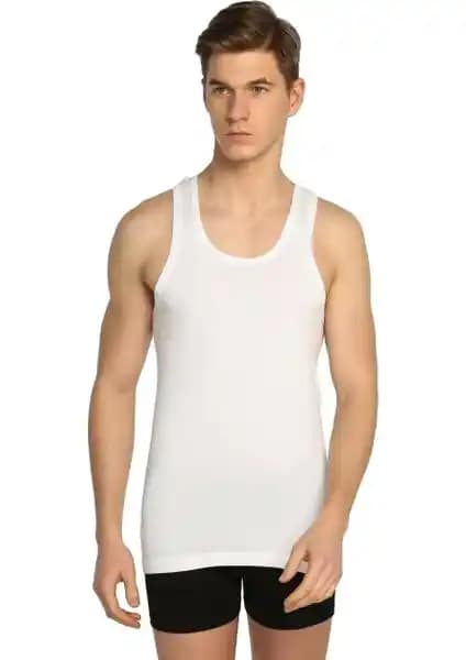 Tutku Erkek Beyaz %100 Pamuk Klasik Askılı Atlet: Yüksek Kalite ve Konfor Sunan İç Giyim Ürünü