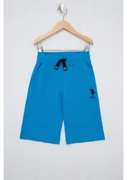 U.S. Polo Assn. Erkek Çocuk Kobalt Örme Şort: Şıklık ve Konforun Buluşması