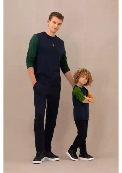 U.S. Polo Assn. Erkek Çocuk Lacivert Eşofman Altı Günlük ve Spor Kullanım İçin Uygun