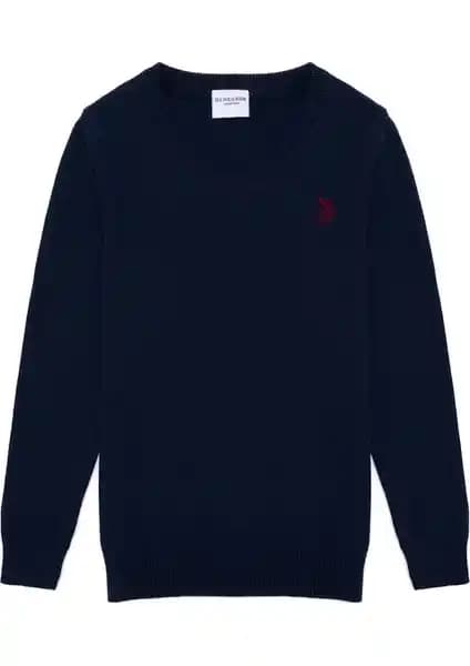 U.S. Polo Assn. Erkek Çocuk Lacivert Triko Kazak: Şıklık ve Konfor Bir Arada