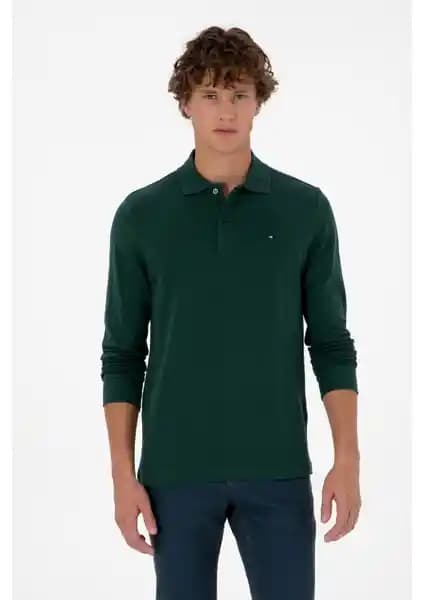 U.S. Polo Assn. Erkek Koyu Yeşil Sweatshirt Modern ve Rahat Günlük Giyim Seçeneği