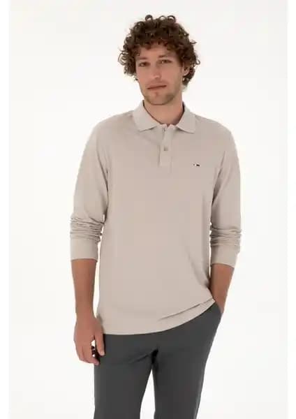 U.S. Polo Assn. Erkek Taş Sweatshirt Günlük Kullanım ve Şıklık İçin Uygun Model