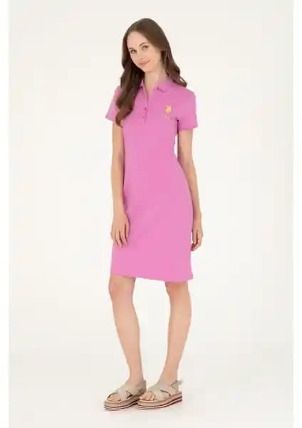 U.S. Polo Assn. Kadın Menekşe Elbise: Şıklık ve Konforu Bir Arada Sunan Günlük Elbise