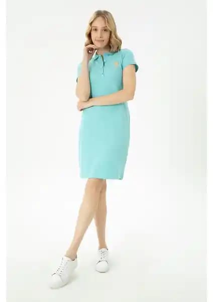 U.S. Polo Assn. Kadın Nil Elbise Günlük Kullanım İçin Rahat ve Şık Tasarım