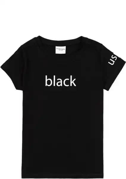 U.S. Polo Assn. Kız Çocuk Siyah T-Shirt: Şıklık ve Konforun Buluşması