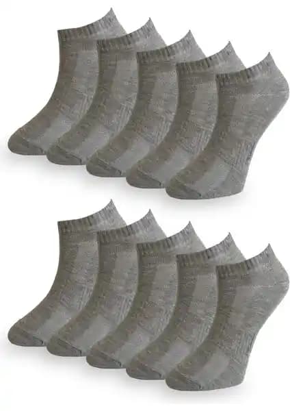 Unisex Pamuklu Kısa Çorap 10'lu: Nefes Alabilir ve Rahat Yazlık Çorap Seçenekleri