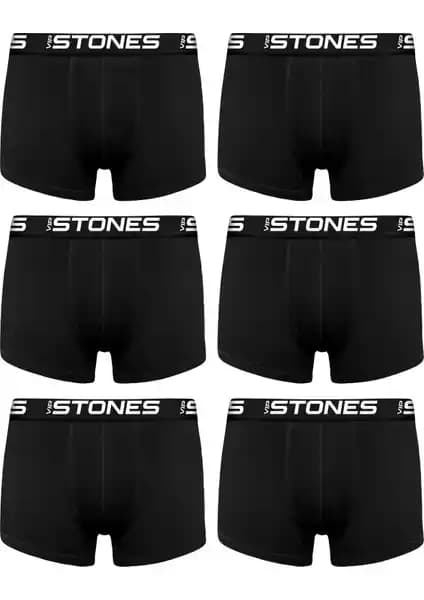 Vip Stones Likralı 6'lı Erkek Boxer Paketleri Yüksek Kalite ve Konfor Sunar