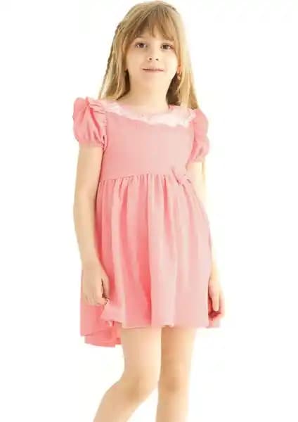 Zepkids Çocuk Elbisesi: Dantelli Detaylar ve Rahat Tasarım ile Günlük Kullanım