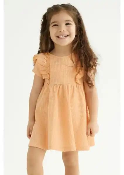 Zepkids Kız Çocuk Hardal Renk Fırfırlı Beli Büzgülü Yazlık Elbise Detayları ve Kullanım Alanları