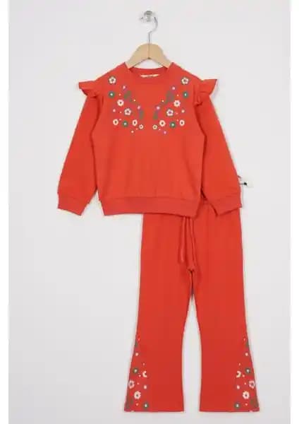 Zepkids Kız Çocukları İçin Şık ve Konforlu Kiremit Renk Takım Ürünü İncelemesi