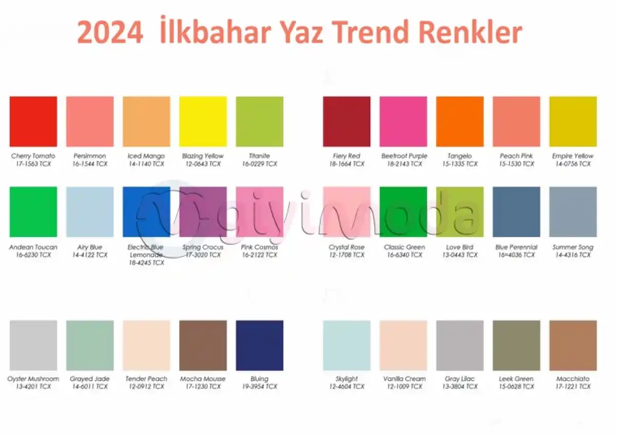 Moda Dünyasında Trend Renklerin Tüketici Algısı ve Etkileri Üzerine Analiz