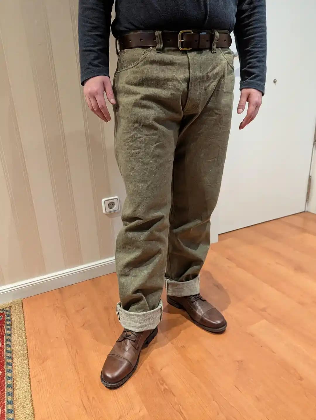 Samurai Jeans S150GNX "Uguisu" 17oz Raw Denim: Dayanıklılık ve Kesim Özellikleri