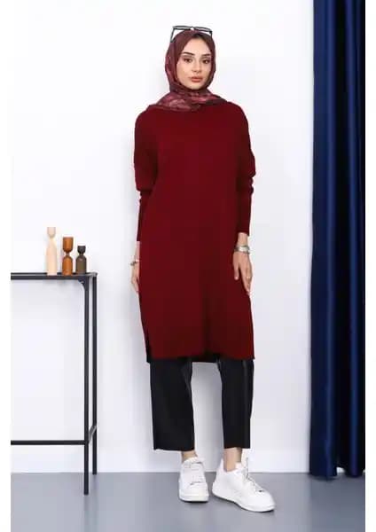 İmaj Butik Koyu Bordo ve Siyah Merserize Salaş Triko Tuniklerin Karşılaştırması ve Özellikleri