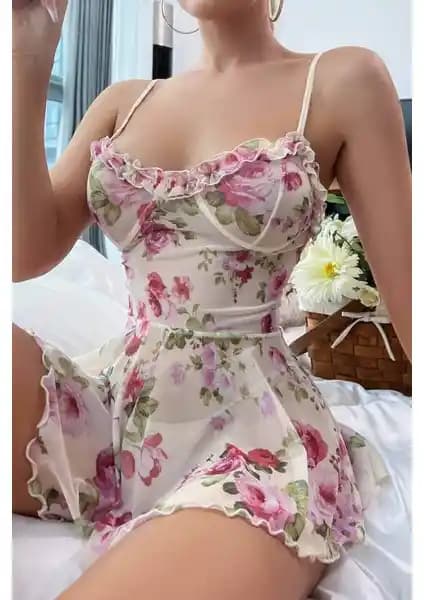 Merry See Çiçek Desenli Babydoll ve Rasa Home Wear Süper Soft Gecelik Karşılaştırması