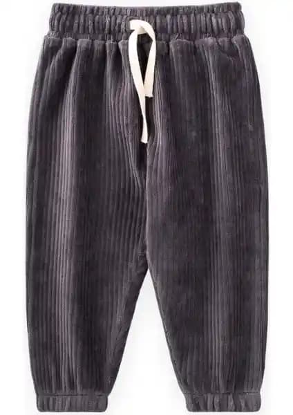 Cigit Fitilli Kadife Jogger ve Müslin Pantolon Karşılaştırması 1-10 Yaş Çocuklar İçin