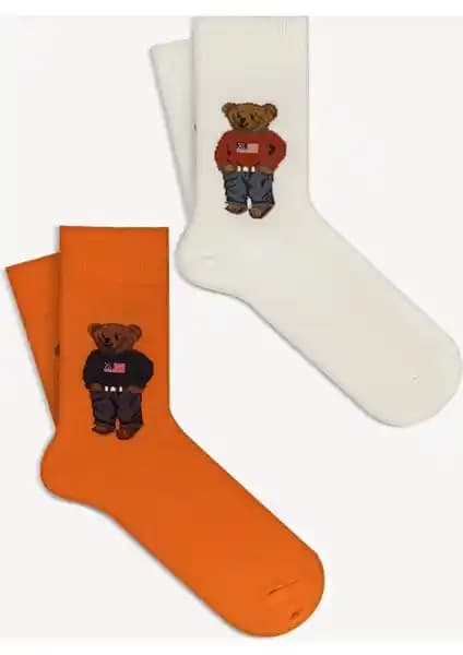 Mono Socks Teddy Bear Desenli Çoraplar: Konfor ve Şıklık Sunan Sevimli Tasarımlar