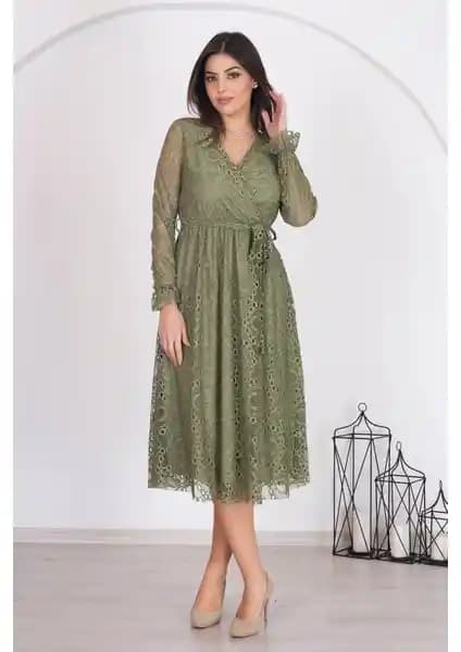 Neşeli Butik Kadın Kruvaze Yaka Elbise Karşılaştırması ve Özellikleri