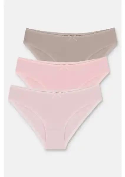 Suwen 3 Lü Renkli Külot ve 3P Basic Yüksek Bel Koton Brezilian Slip Karşılaştırması