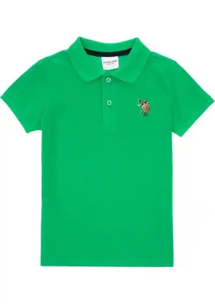 U.S. Polo Assn. Erkek Çocuk Tişörtleri Karşılaştırması Elma Yeşili ve Saks Modelleri