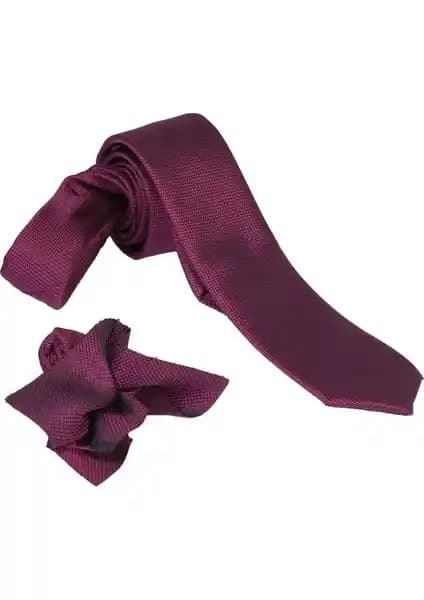 Ars Magic Box 1. Kalite Kuş Gözü Desenli Kravat Mendil Seti Şıklık ve Dayanıklılık Sunar