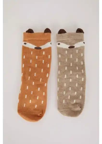 DeFacto Kız Bebek Pamuklu Uzun Çorapları Konfor ve Şıklık Sunar