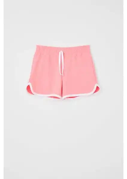 DeFacto Kız Çocuk Bağcıklı Esnek Belli Yazlık Şort: Konfor ve Şıklığın Mükemmel Buluşması