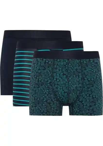 DeFacto Regular Fit 3'lü Boxer Seti Erkekler İçin Konfor ve Şıklık Sunar