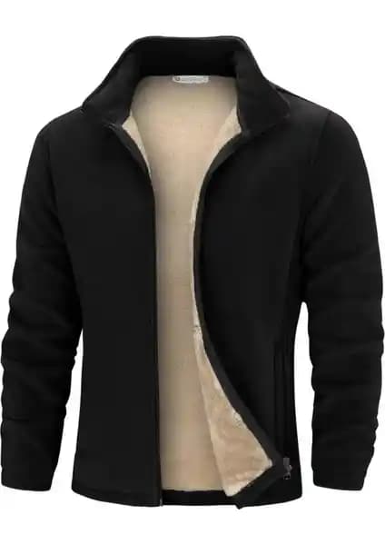 Ghassy Co Erkek Ultra Isı Peluş Astarlı Cepli Tam Fermuarlı Polar Ceket Özellikleri ve Kullanım Alanları