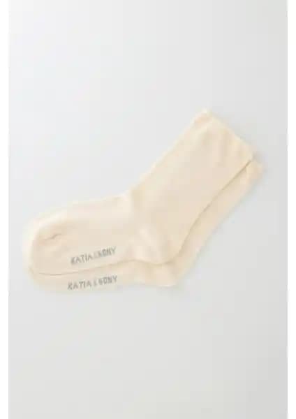 Katia & Bony Kadın Krem Renkli Modal Kumaş İnce Lastiksiz Soket Çorap İncelemesi