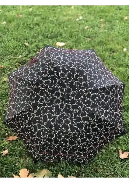 Marlux Kadın Rüzgârda Kırılmayan Siyah Şemsiye Detaylı Tasarım ve Dayanıklılık Özellikleri